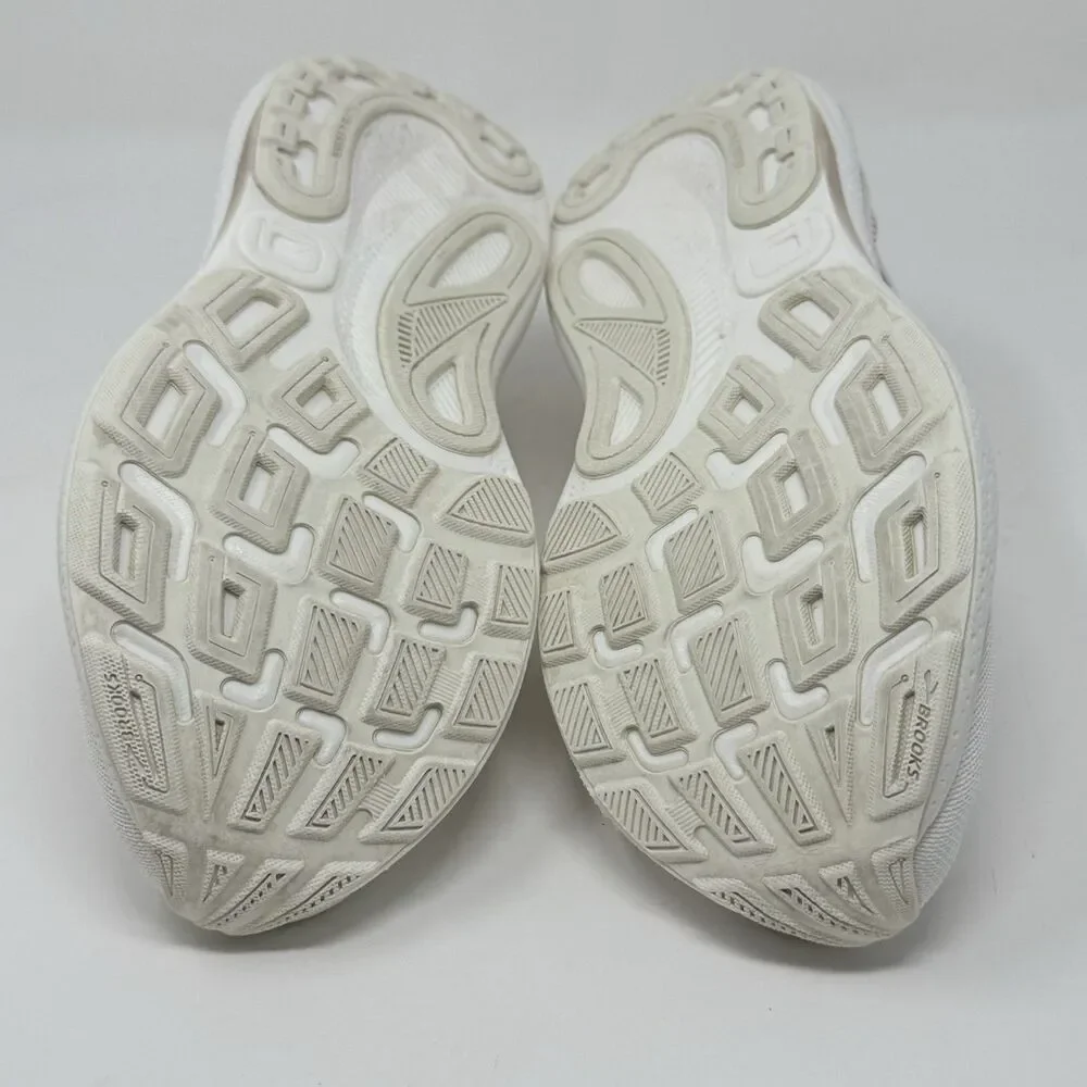 Brooks Adrenaline GTS 24 Shoes Womens 9.5 White Rose Gold Running Sneakers